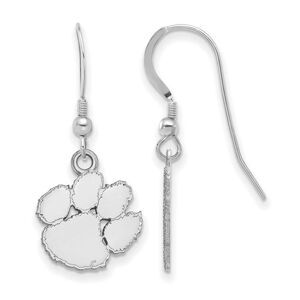 Sterling Silver Clemson University Small Dangle Earrings